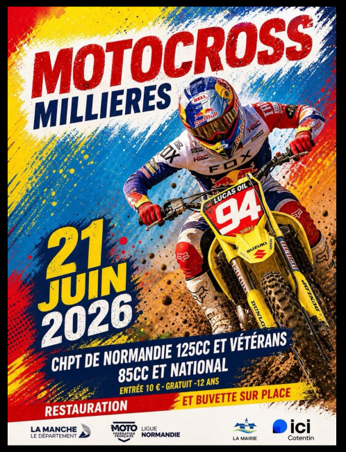 Motocross National à Millières